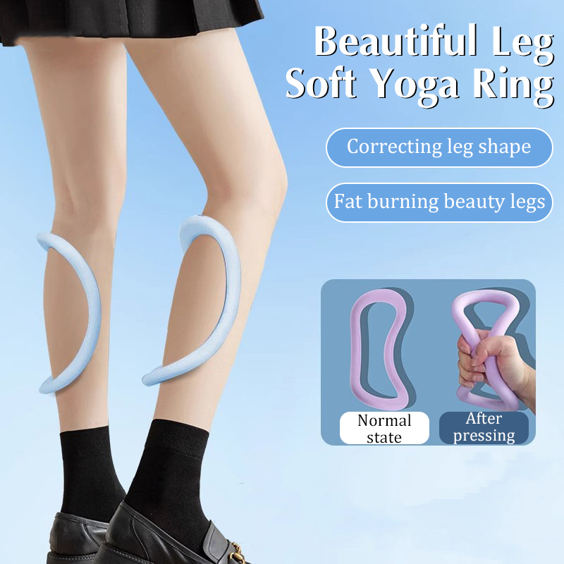 Pilates Ring Circle - วงแหวนยืดกล้ามเนื้อ TPR 1 ชิ้น สำหรับนวดพังผืด ฟิตเนส