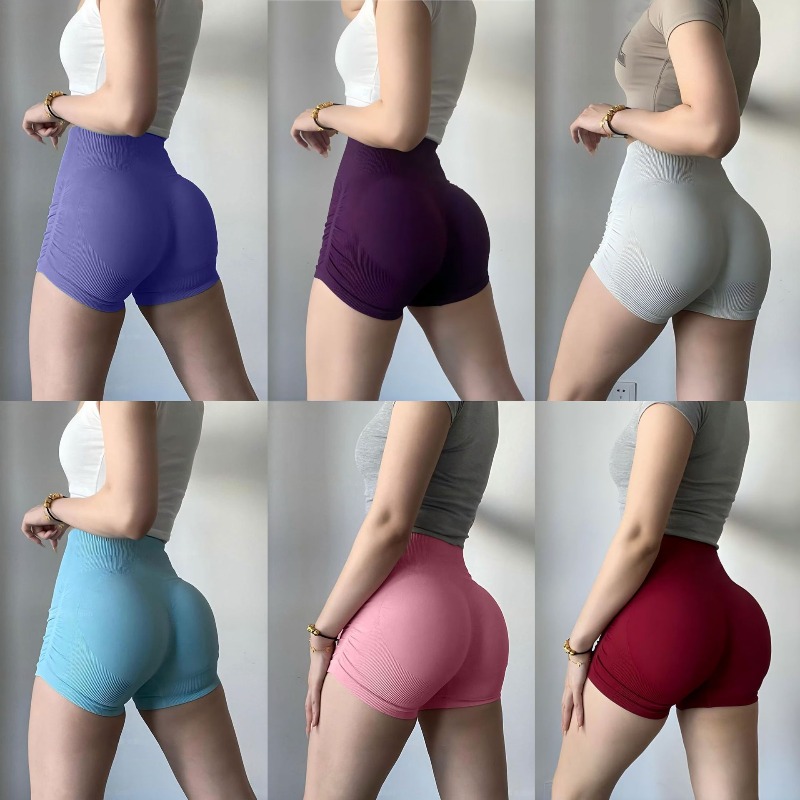 กางเกงขาสั้นโยคะเอวกลางสำหรับผ - Yoga Daily Fitness บทวิจารณ์และราคา