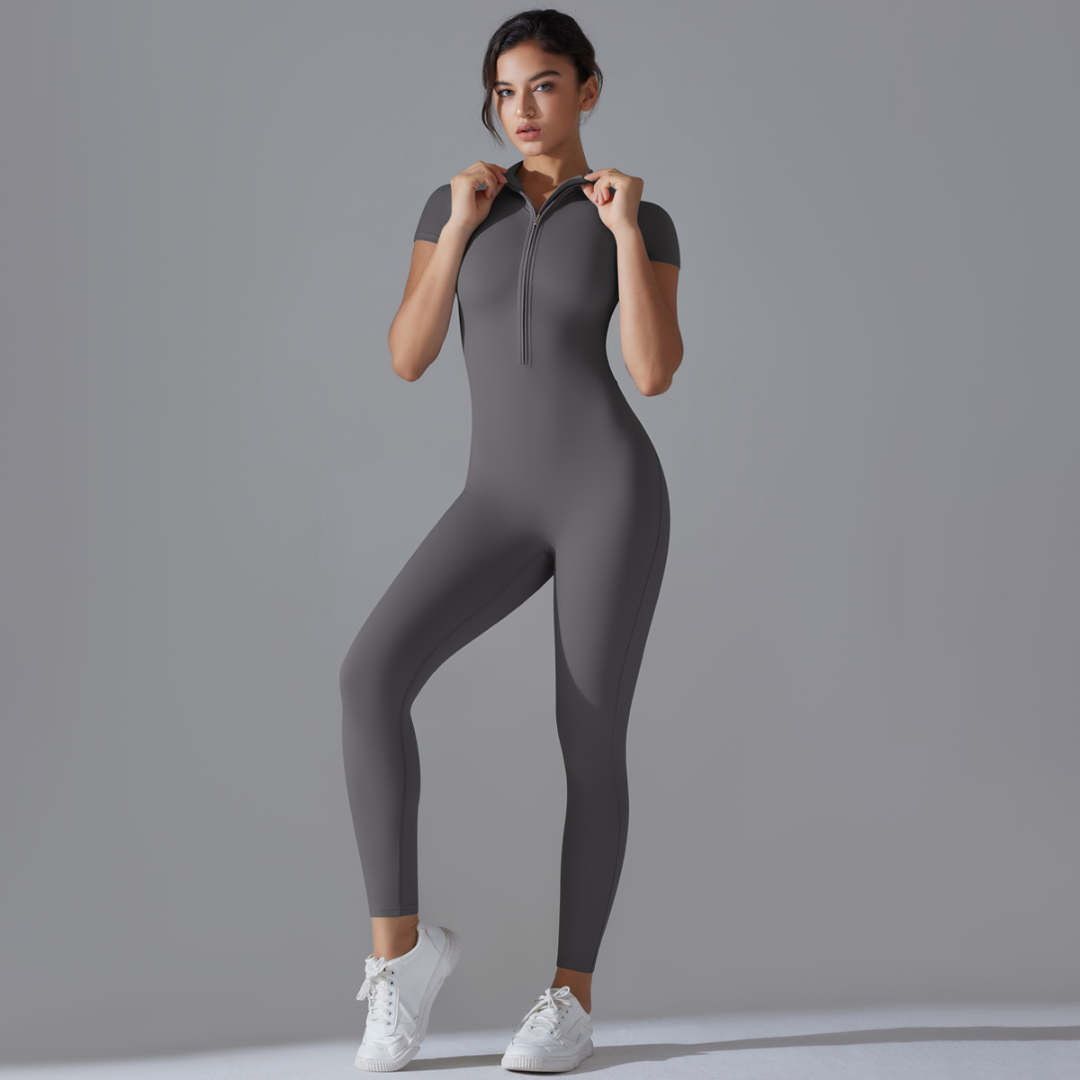 ชุดโยคะชุดสตรี One- Piece ชุดซ - Yoga Fitness Kit บทวิจารณ์และราคา
