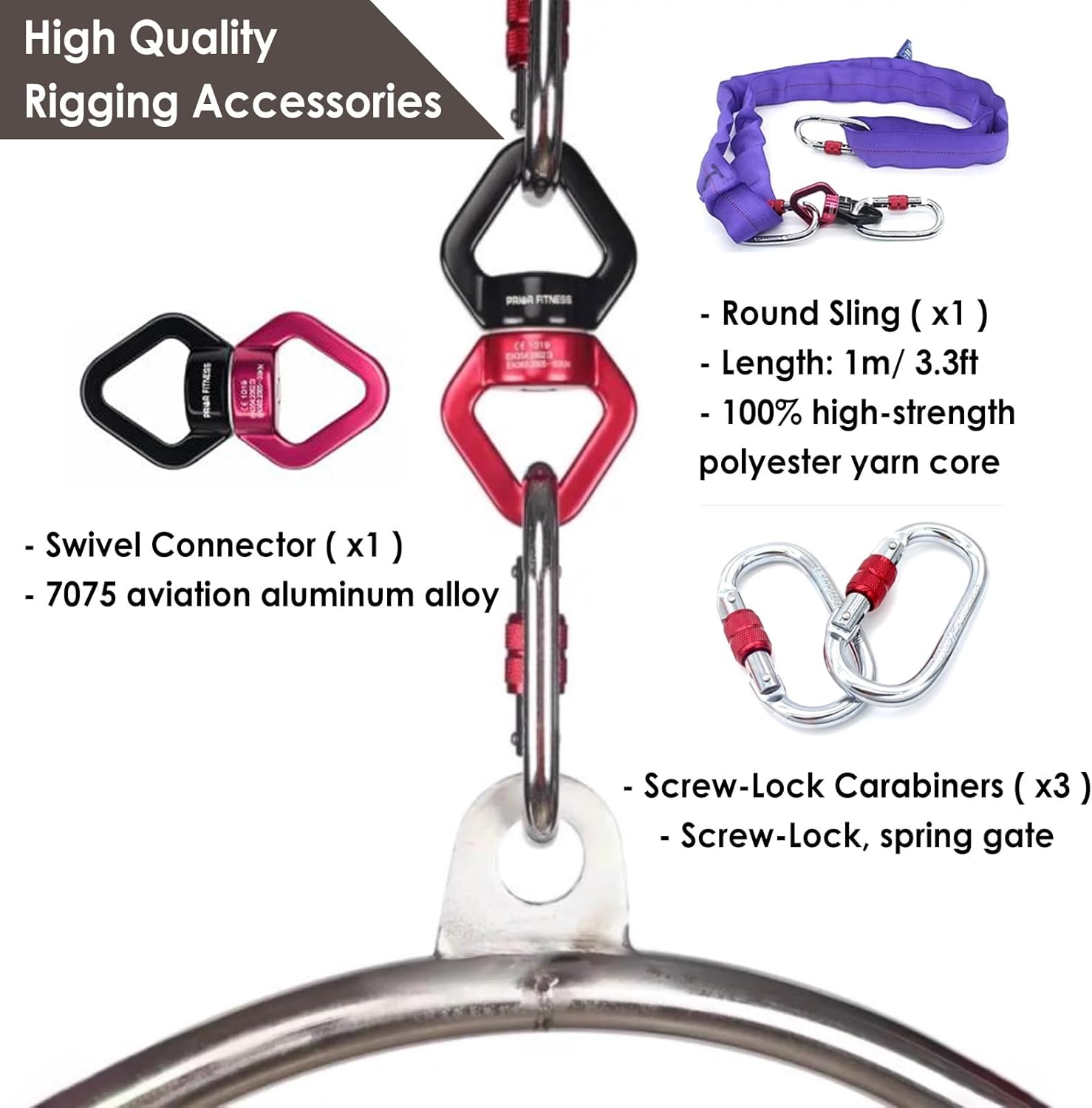 50 ซม.Aerial Hoop MINI Lyra ชุ - Yoga Fitness Kit บทวิจารณ์และราคา