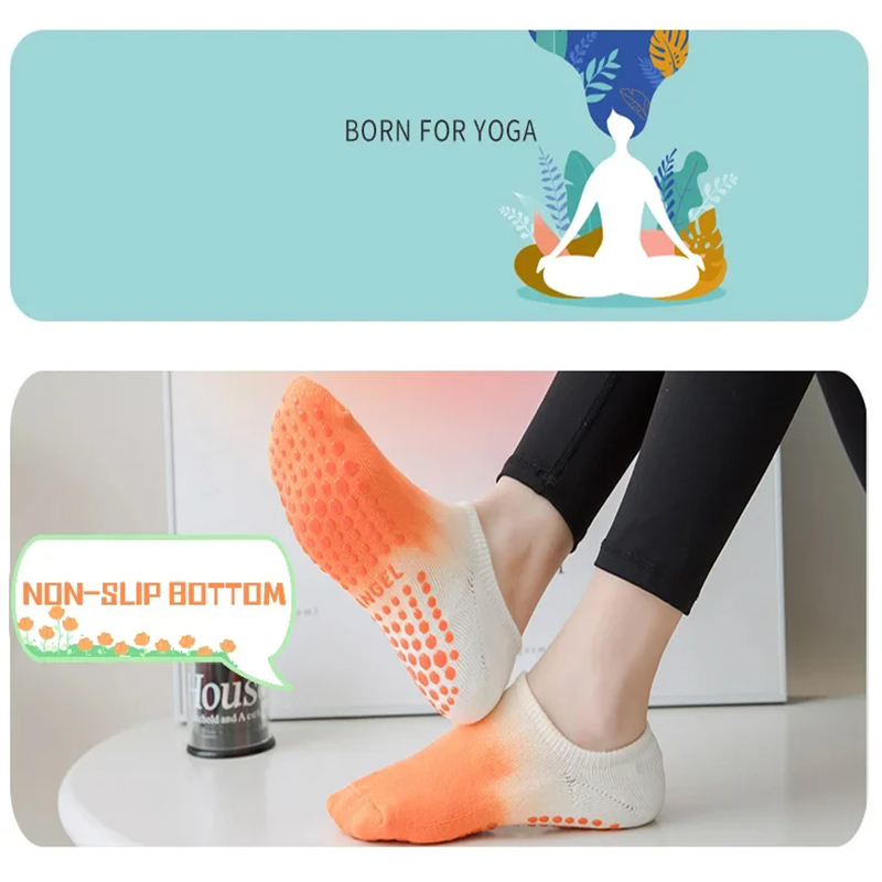 ผู้หญิงที่มีสีสัน Anti SLIP ถุ - Yoga Daily Fitness บทวิจารณ์และราคา