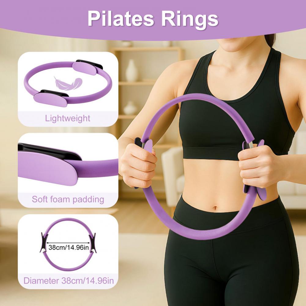 ผู้หญิงโยคะฟิตเนสแหวนวงกลมพิลา - Pilates Ring Circle บทวิจารณ์และราคา