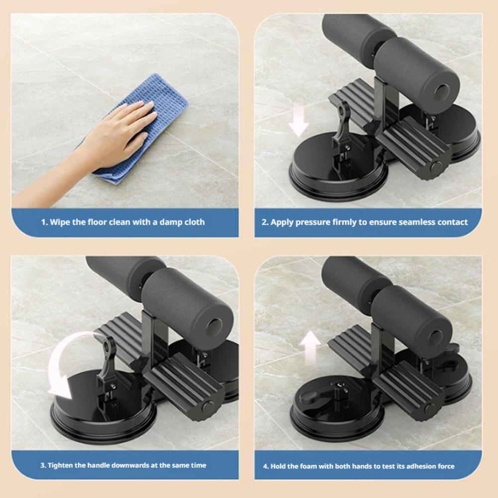 ที่วางเท้าสำหรับซิทอัพพร้อมถ้ว - Sit Up Bar Floor บทวิจารณ์และราคา
