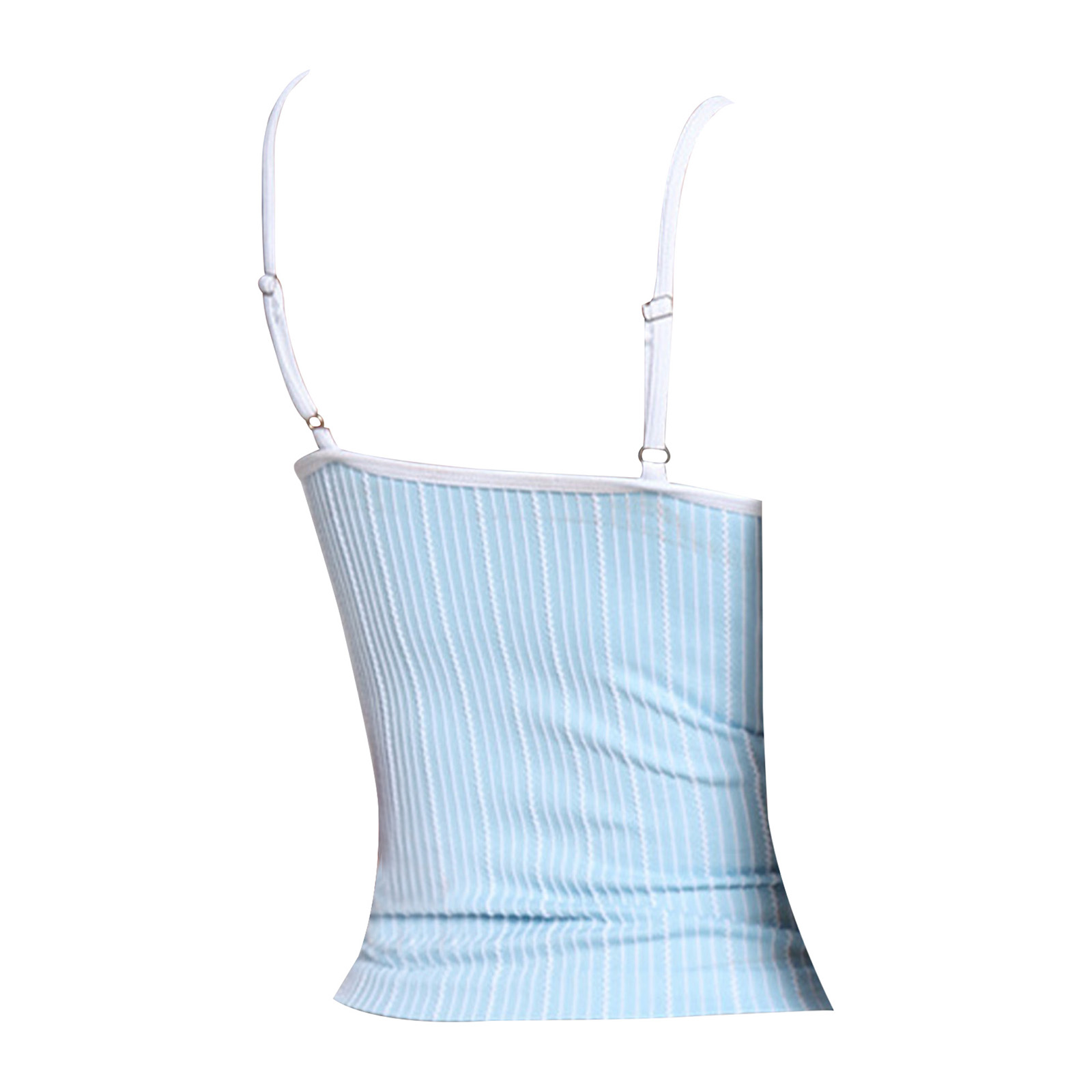 เสื้อกล้ามสตรีแบบคอ U ลายทาง ส - Yoga Daily Fitness บทวิจารณ์และราคา