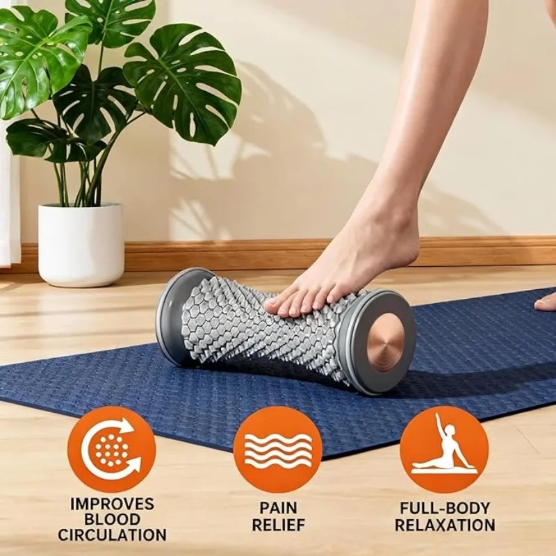 ลูกกลิ้งนวดฝ่าเท้าแบบใช้งานได้ - Yoga Fitness Health บทวิจารณ์และราคา